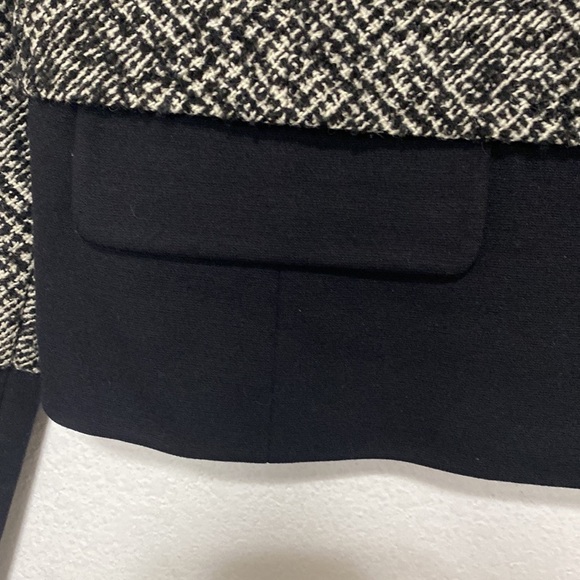Classiques Entier Wool Blend Cambon Tweed Womens Ponte Hem Jacket Blazer Size M - Picture 8 of 13